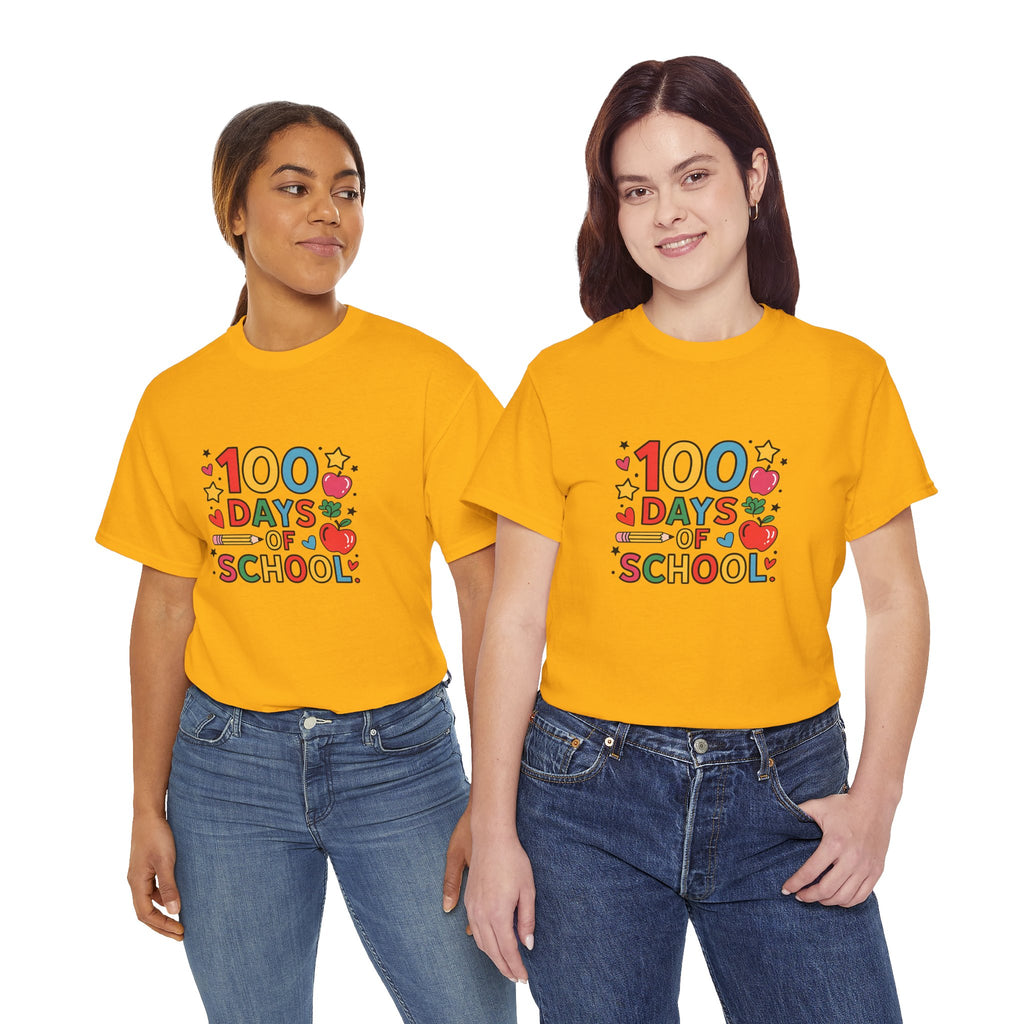 100 Days of School Cotton Tee
