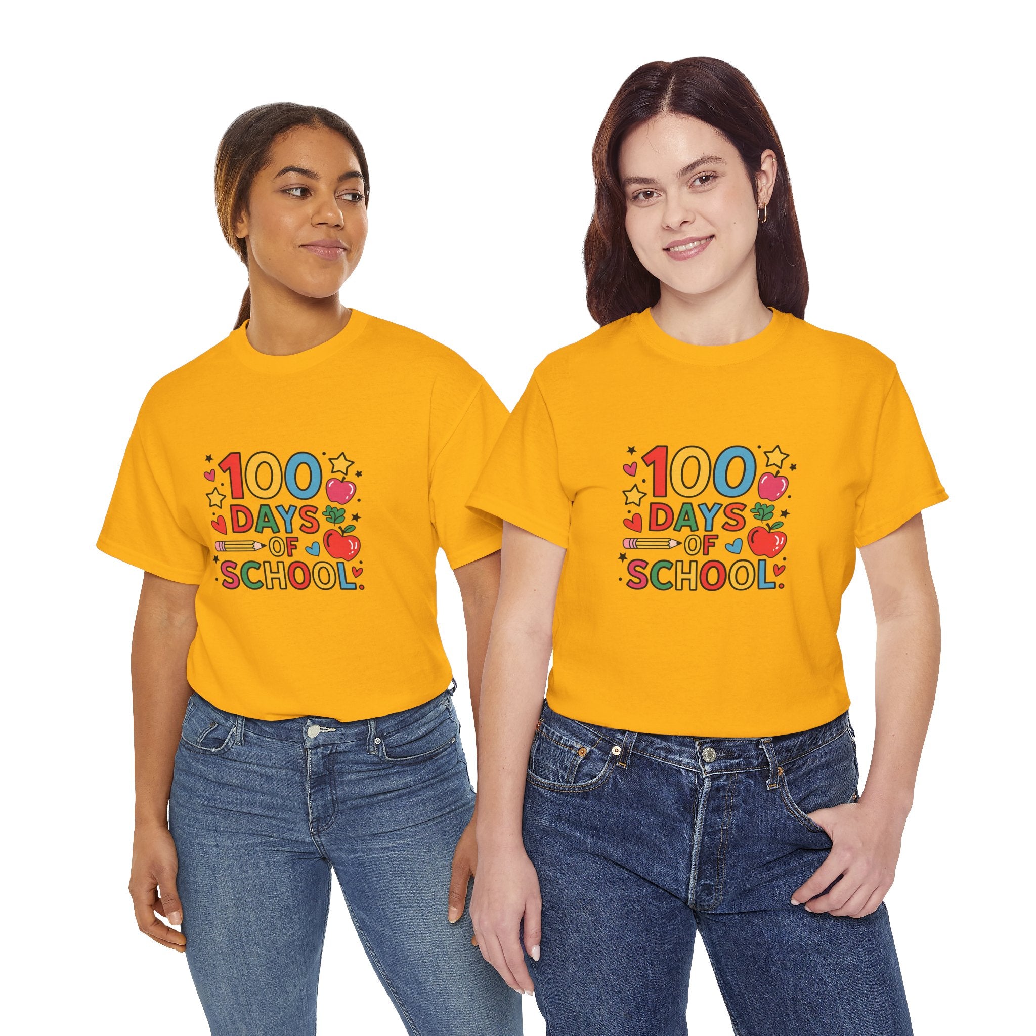 100 Days of School Cotton Tee