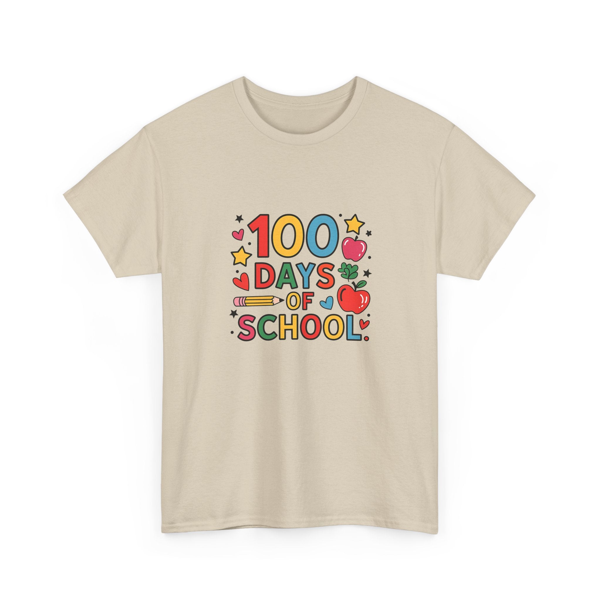 100 Days of School Cotton Tee