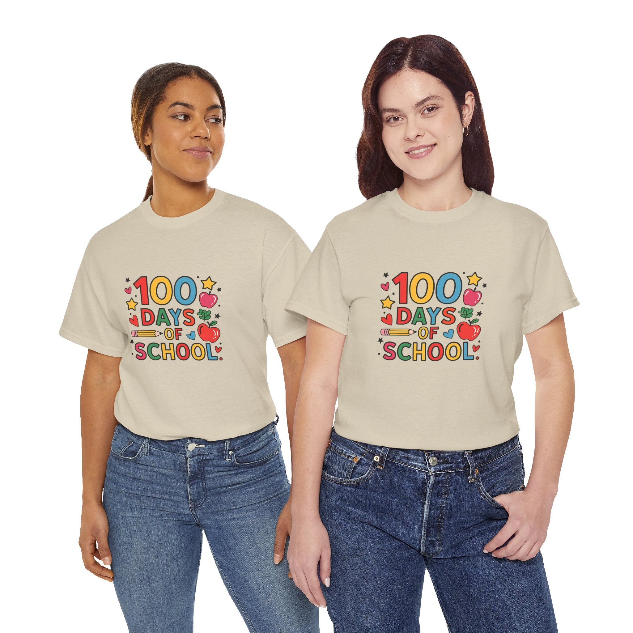 100 Days of School Cotton Tee