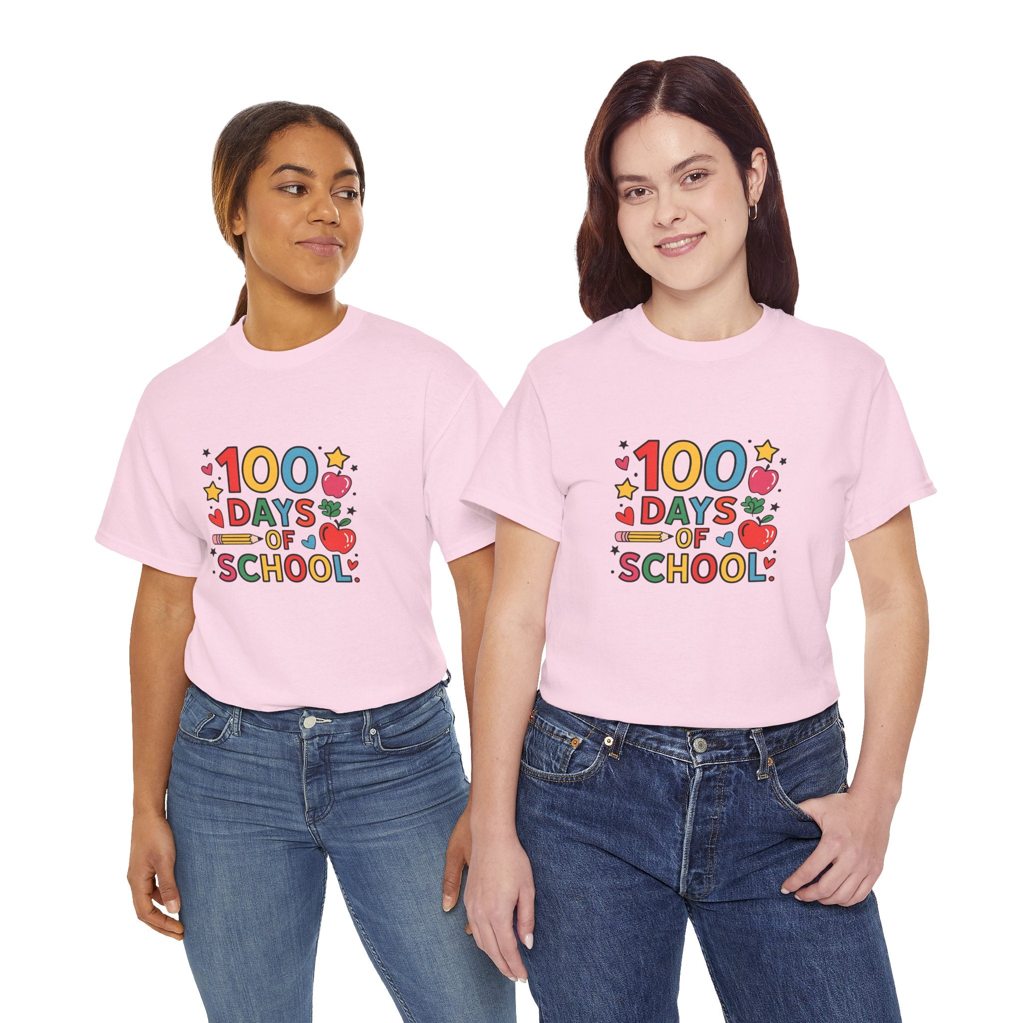 100 Days of School Cotton Tee