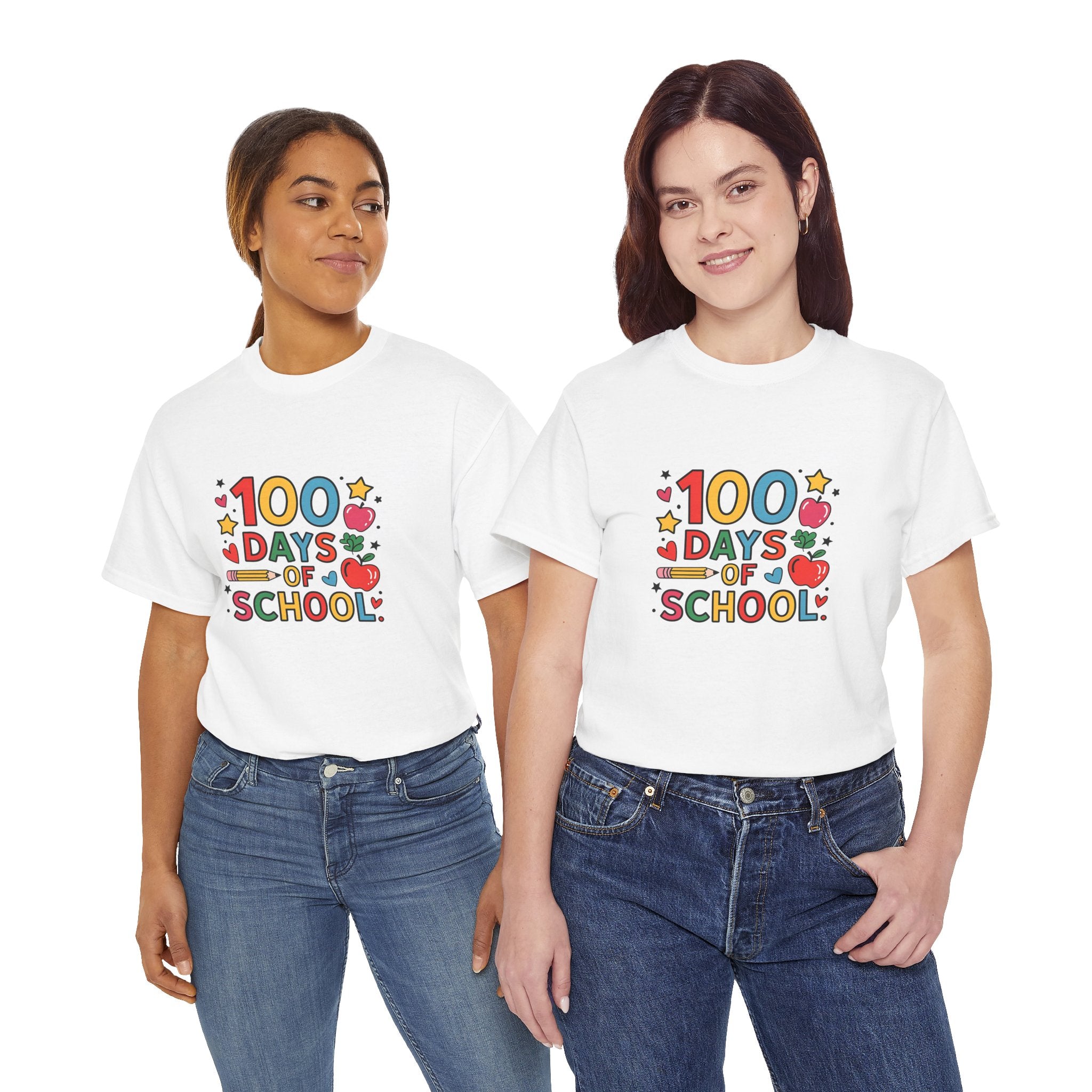 100 Days of School Cotton Tee