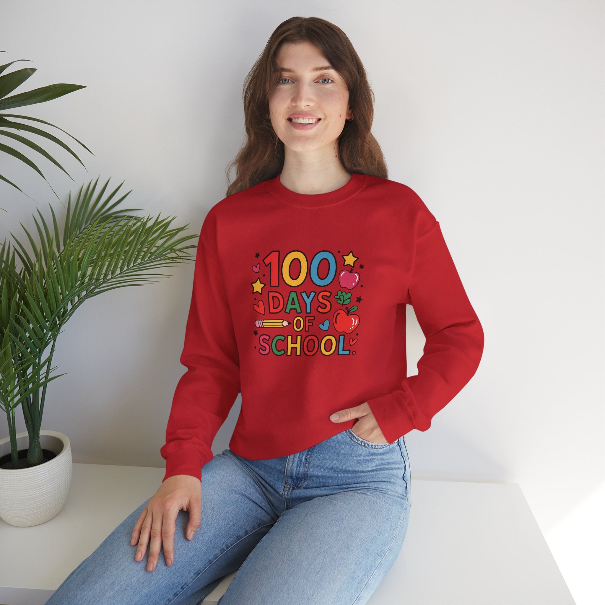 100 Days of School Crewneck