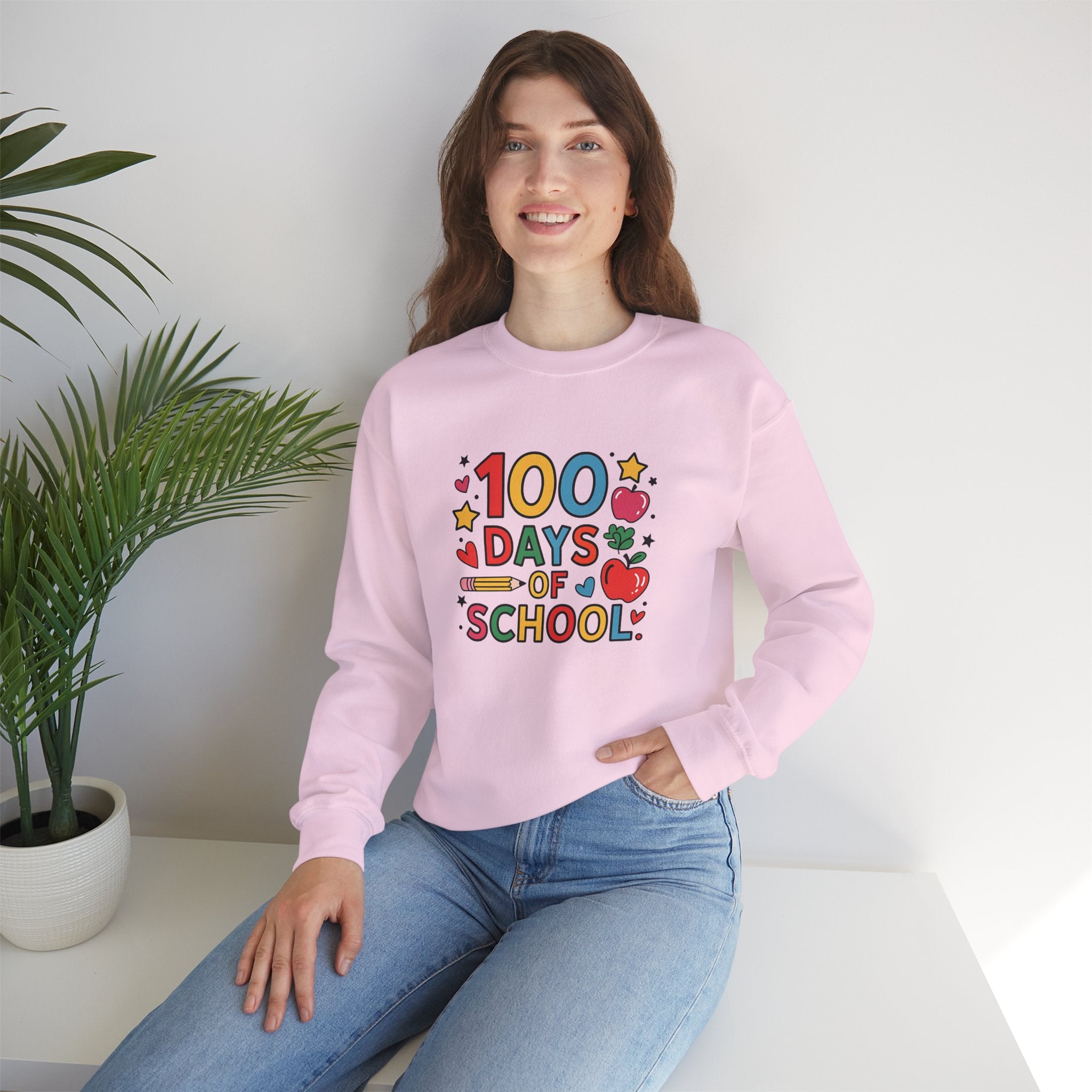 100 Days of School Crewneck