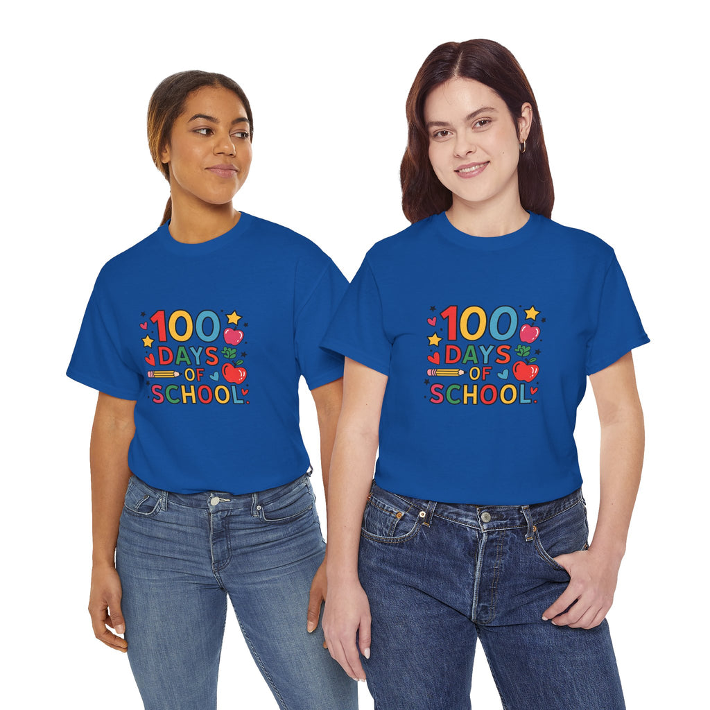100 Days of School Cotton Tee