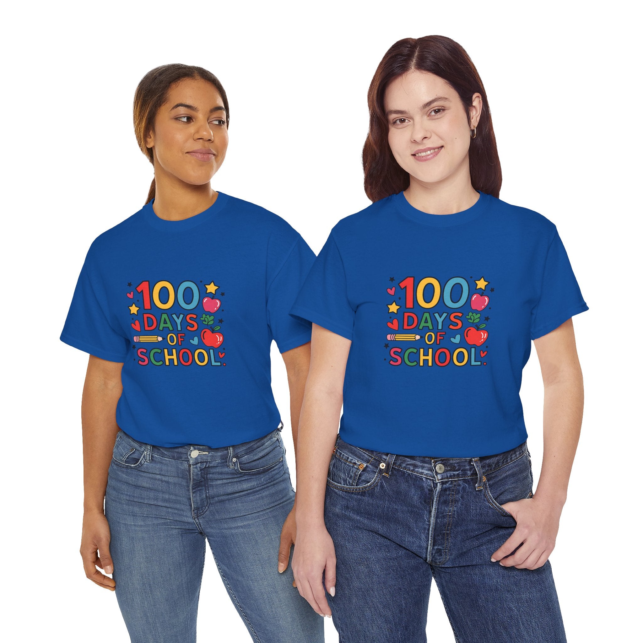100 Days of School Cotton Tee