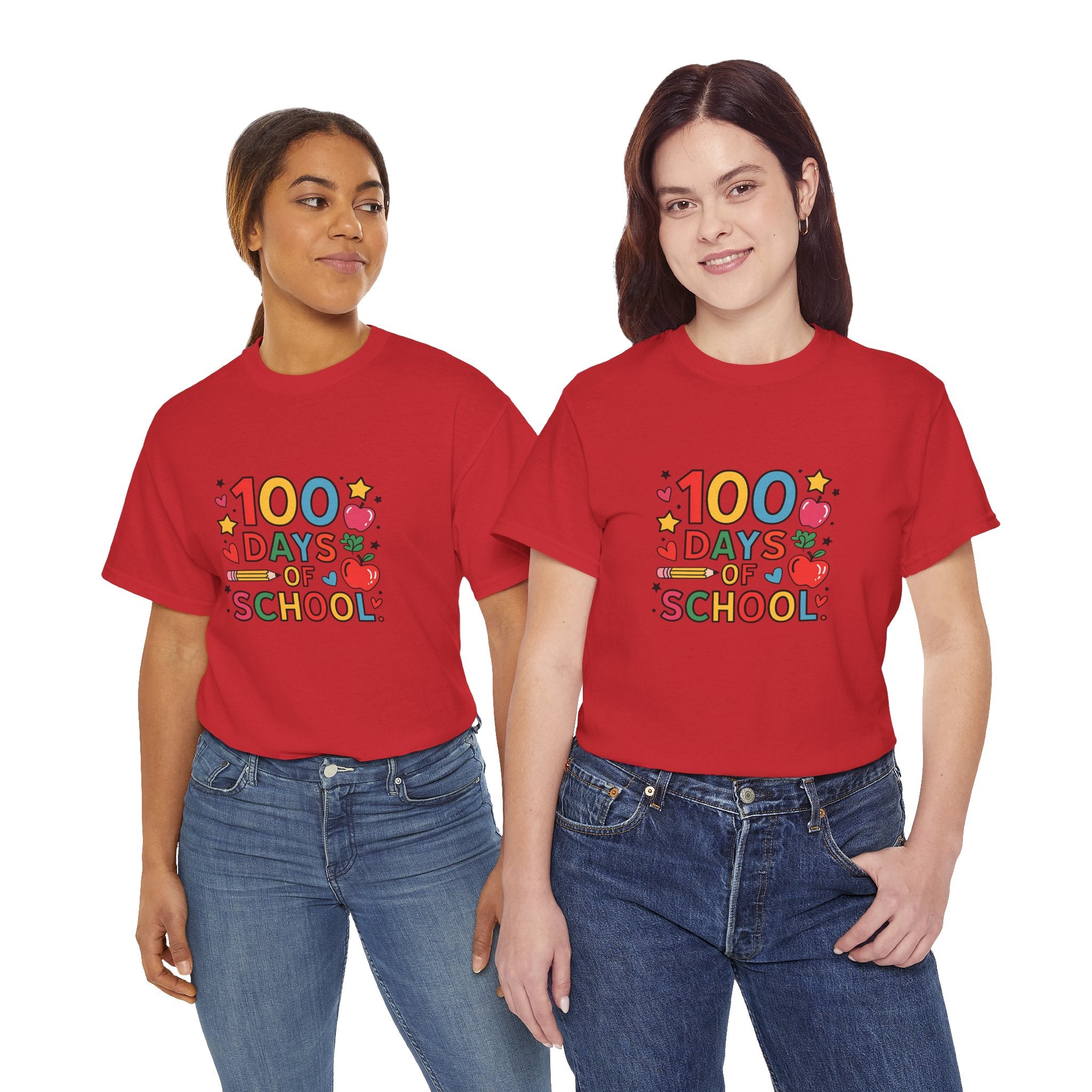 100 Days of School Cotton Tee