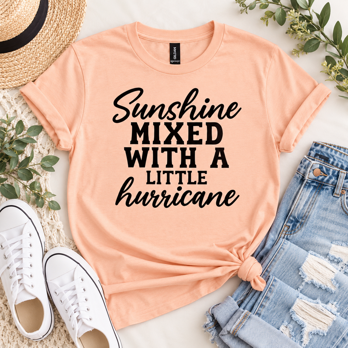 Sunshine Mixed With A Little Hurricane Tee