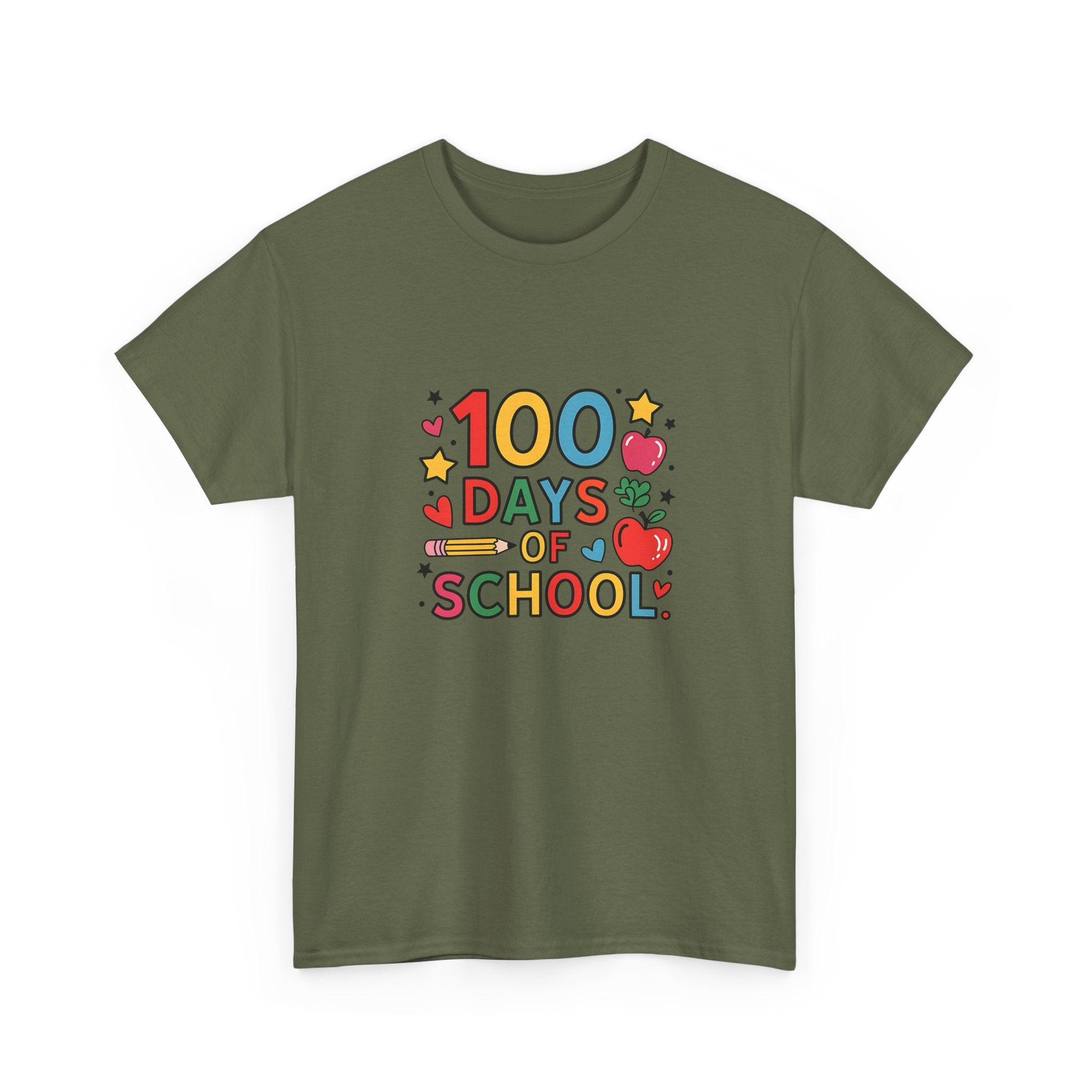 100 Days of School Cotton Tee