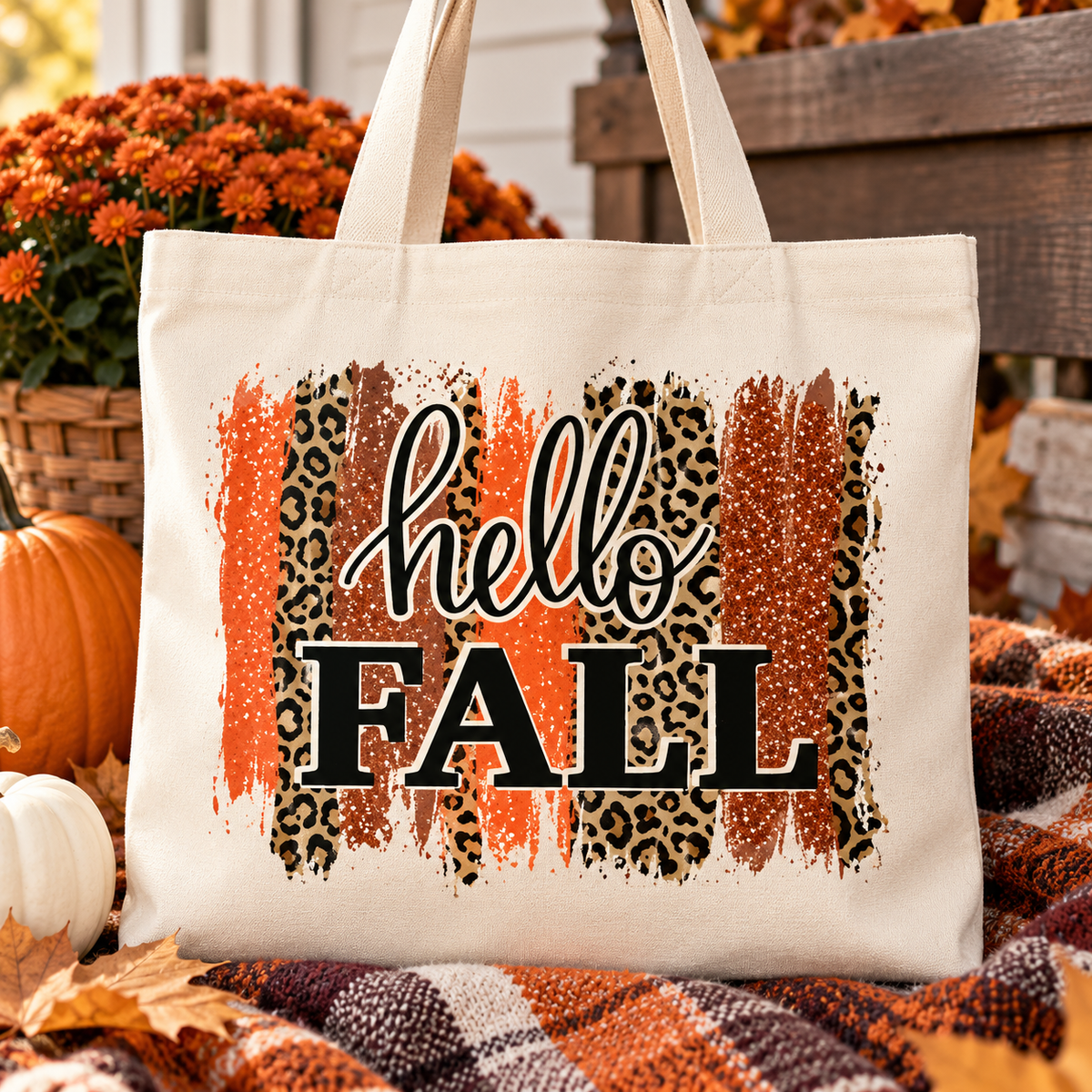 Hello Fall Tote Bag