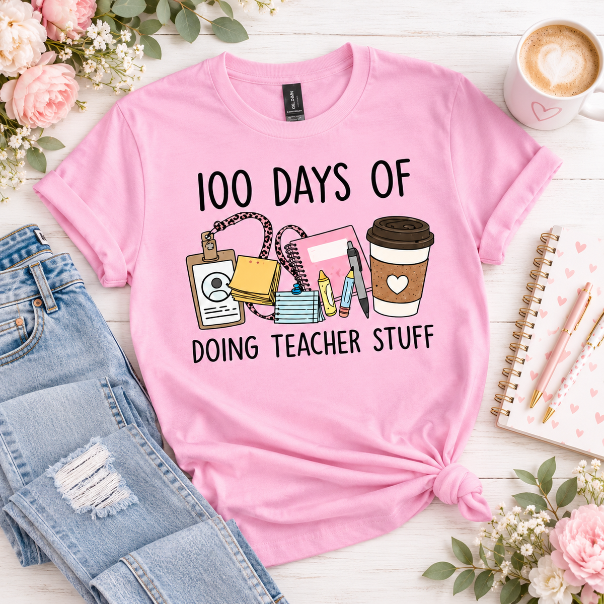 100 Days Of Doing Teacher Stuff Tee