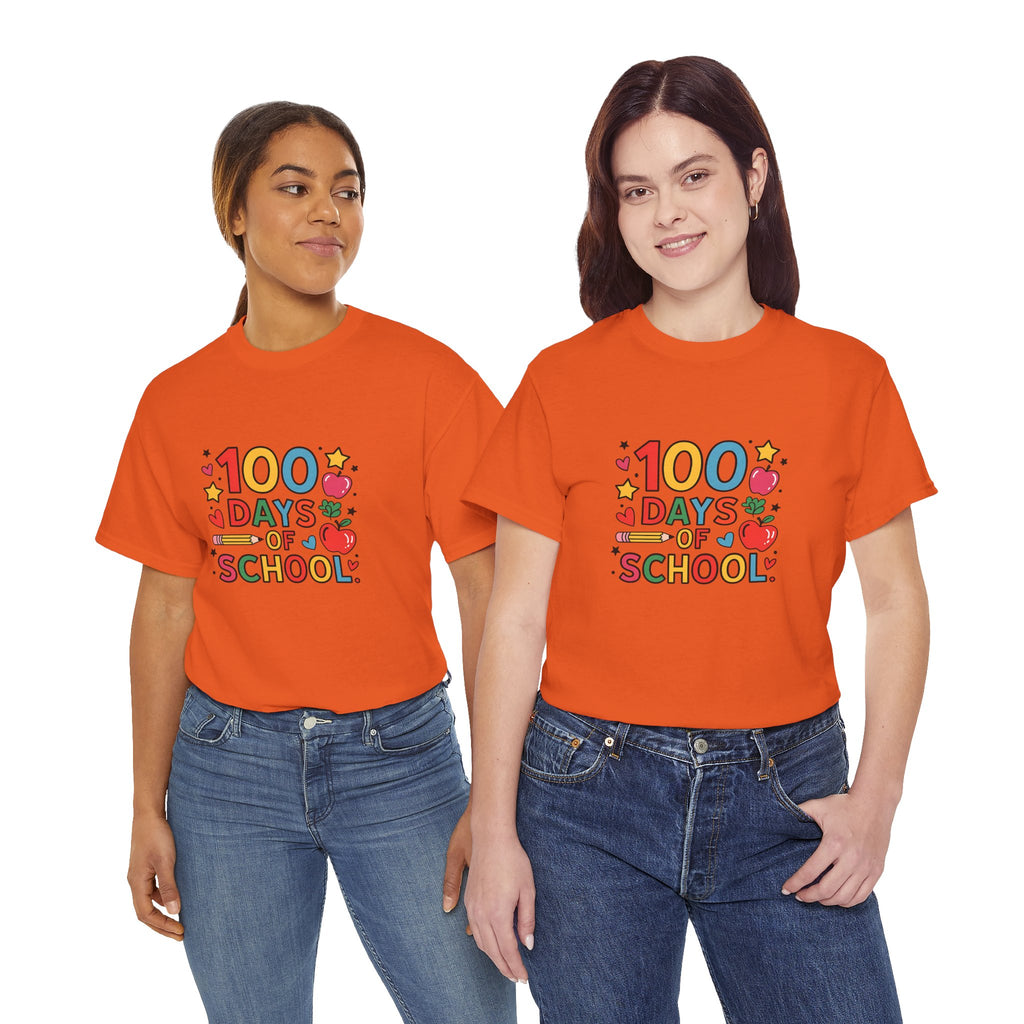 100 Days of School Cotton Tee