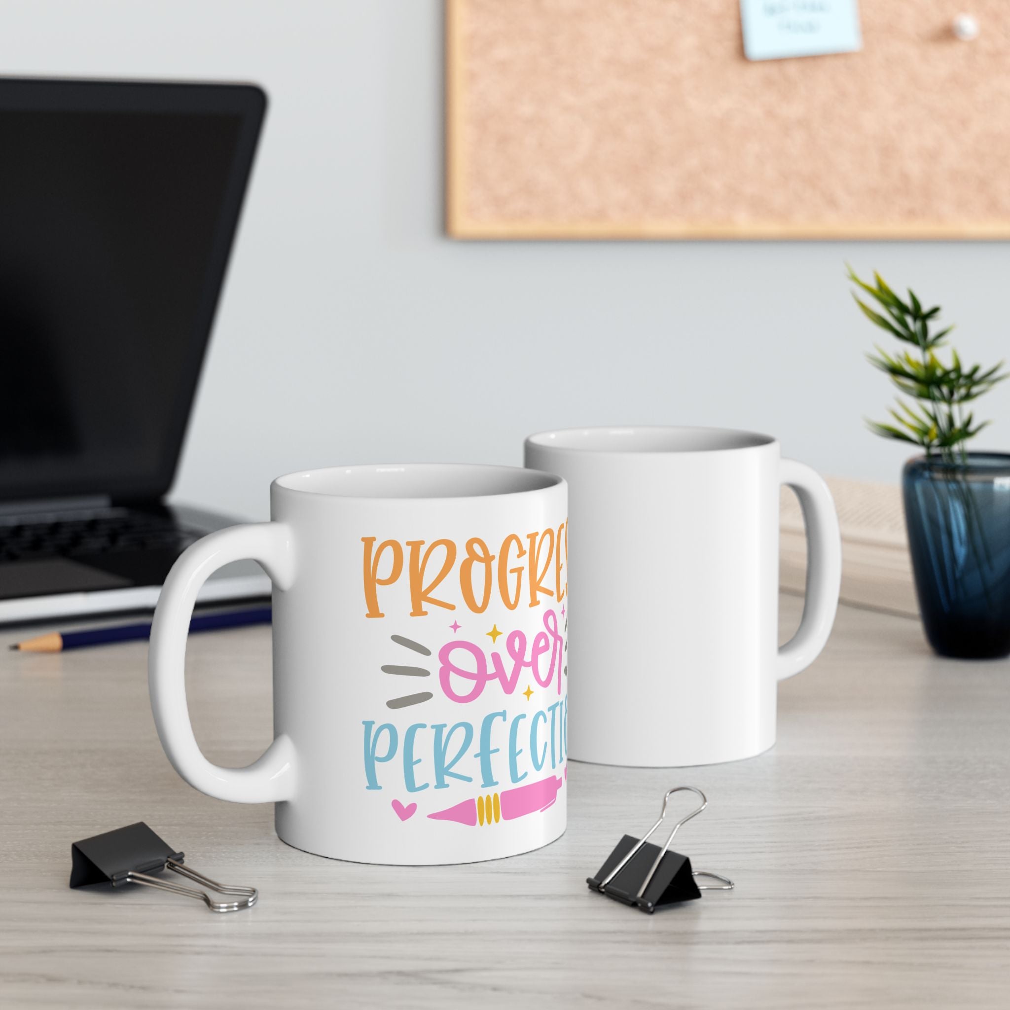 Progress over Perfection Mug, (11oz)