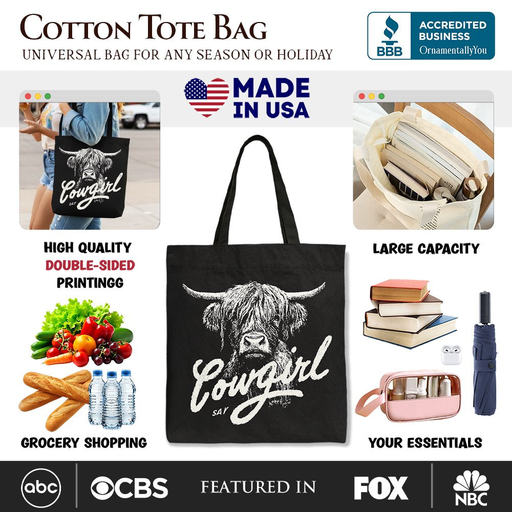 Highland Cow Tote Bag