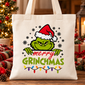 Merry Grinchmas Tote Bag