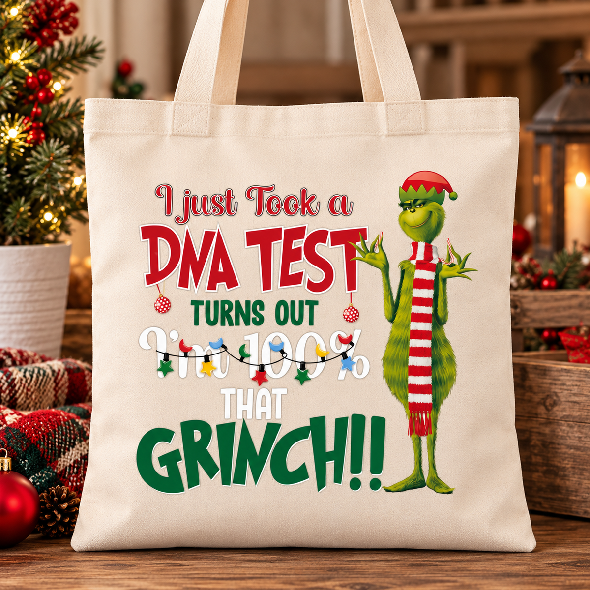 100% That Grinch Tote Bag